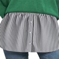thumbnail image 4 of Adjustable Layering Fake Tops Lower Sweep  Half-Length A Version Clothing Match Lower Skirt Hem, 4 of 7