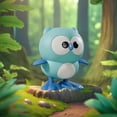 thumbnail image 4 of Meitianfacai Jumping Owl Wind Up Wind Up Running And Moving Toys For Children, Blue, 4 of 6