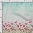thumbnail image 1 of oneOone Silk Tabby Fabric Leaves & Flower Panel Decor Fabric Printed BTY 42 Inch Wide, 1 of 3