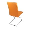 thumbnail image 3 of Chaise de salle à manger canadienne Monalisa Orange (Ensemble de 2), 3 of 3