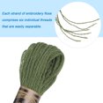 thumbnail image 4 of Unique Bargains Fil à Broder Vert Foncé, 8 m - 12 Écheveaux, 4 of 6