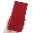 thumbnail image 3 of Compatible with Motorola Moto G Pure Case Magnetic Closure Vintage Pattern PU Leather Wallet Cover with Card Slots-Red, 3 of 5