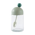 thumbnail image 1 of Glass Seasoning Storage Jar with Integrated Spoon Lid and Telescopic Design 250 ml 14 cm x 6.6 cm, 1 of 1