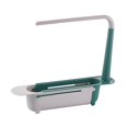 thumbnail image 1 of Langgg Telescopic Sink Tidy Holder Telescopic Sponge Holder Towel Rack for Bathroom Green, 1 of 9
