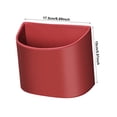 thumbnail image 2 of White Leather Car Door Cup Holder Hanging Trash Bin Storage Box Multipurpose Design And Easy Installation For Car Interior Organization And Vehicle Accessories 3.94X6.3In 0.22Lb, 2 of 3