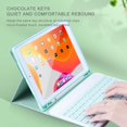 thumbnail image 3 of DEBGFS For iPad Mini 6 Keyboard Case Detachable Keyboard Slim Folio Smart Cover for iPad Mini 6th Generation with Build in Pencil Holder,lightgreen, 3 of 5