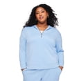 thumbnail image 1 of Lane Bryant Women's Plus Quarter Zip Hoodie, 1 of 6