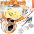 thumbnail image 1 of Dvkptbk Potato Masher Home Kitchen Three-In-One Stainless Steel Potato Press Manual Juicer Home & Garden, 1 of 9