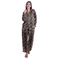 thumbnail image 1 of Moomaya Ensembles de Détente pour Femmes à Manches Longues, Pyjama à Col Cranté Boutonné, 1 of 6