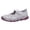 Light Gray, variant on WEAIXIMIUNG Womens Sneakers Size 6 Black Women Sneakers Fashionable New Pattern Colored Thick Sole Comfortable Non Hook Loop Lightweight Casual Shoes