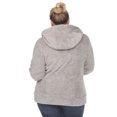 thumbnail image 3 of White Mark Women's Hooded Sherpa Jacket, 3 of 6