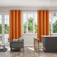 thumbnail image 4 of 63x52 Inch Blackout Window Curtains, Luxury Bedroom Drapes with Complete Light Blocking and Noise Reduction, 4 of 9