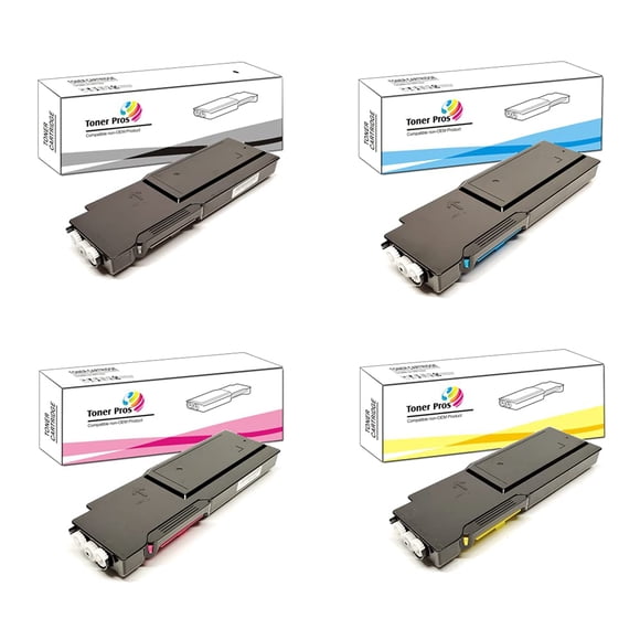 Toner Pros (TM Remanufactured [Extra High Yield: Black 10.5K] Toner for Xerox VersaLink C400 C405 Printers 4-Color-Pack: 106R03524, 106R03525, 106R03526, 106R03527 (Black 10,500 & Colors 8,000 Pages)