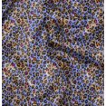 thumbnail image 1 of Soimoi Blue polyester Crepe Fabric Leopard Animal Skin Print Sewing Fabric Yard 52 Inch Wide, 1 of 6