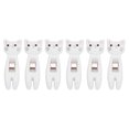 thumbnail image 1 of Cat Snack Clips, Food Bag Snack Clip Anti Slip Handle  For Household For Office White, 1 of 8