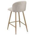 thumbnail image 3 of Bouclair Multi Fabric and Metal Bar Stool, 3 of 5