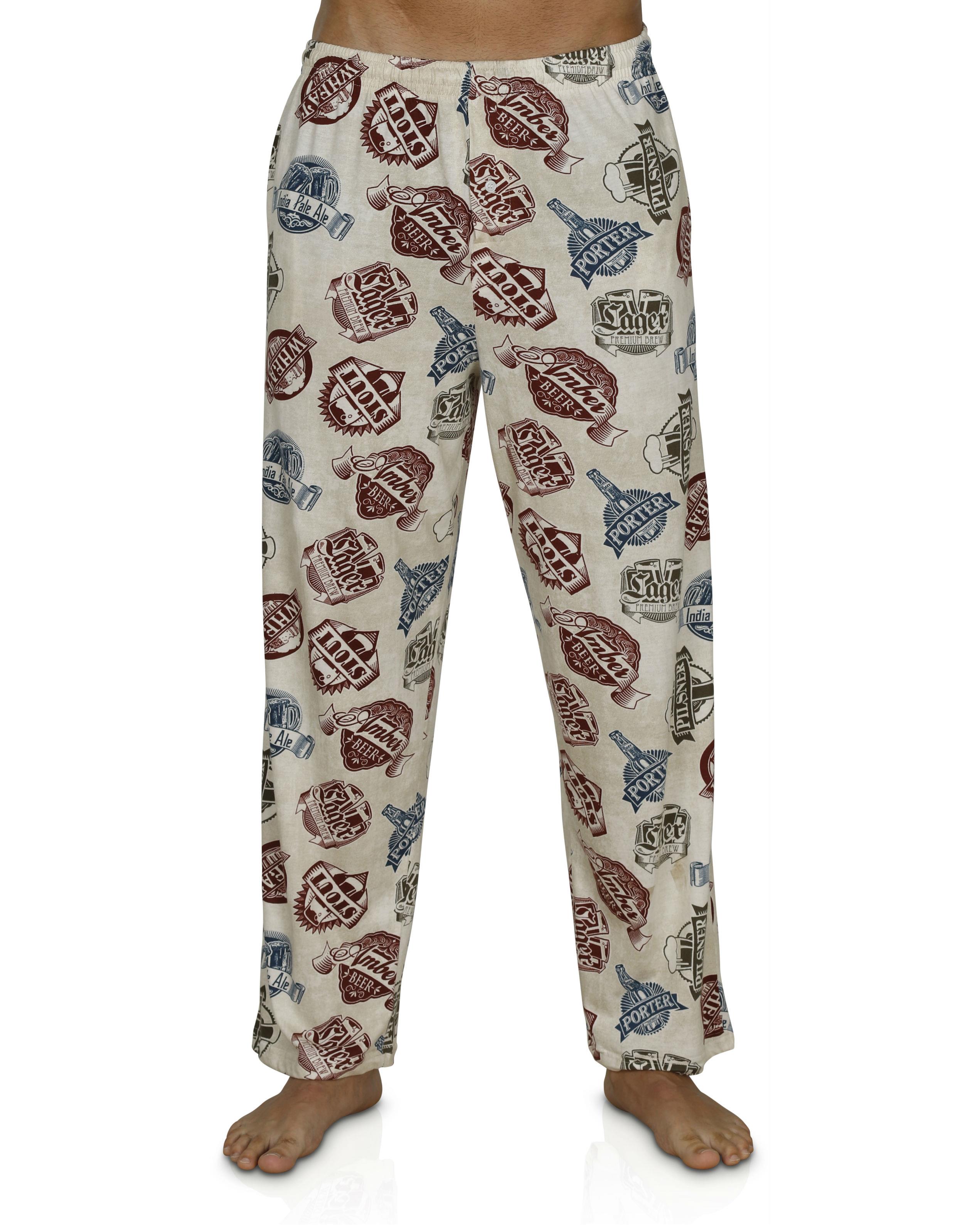 Men's Fun Lounge Pants Boxers Printed Pajama Graphic Pants Loungewear