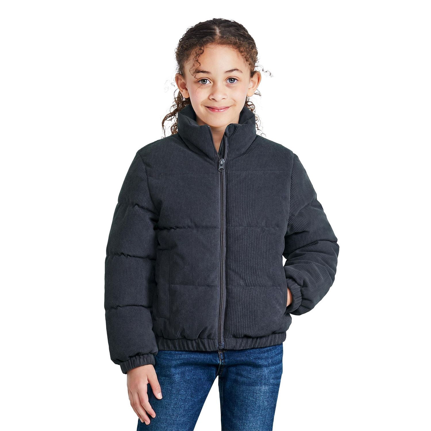 George Girls' Corduroy Puffer Jacket