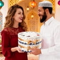 thumbnail image 2 of Triangle Cake Shape Gift Boxes 10 Pack 22 cm x 22 cm x 7.5 cm Multicolor Paper Packaging Boxes for Eid Christmas Parties, 2 of 7