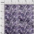 thumbnail image 2 of oneOone Cotton Silk Violet Fabric Abstract Floral Craft Projects Decor Fabric Printed By The Yard 42 Inch Wide, 2 of 4