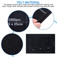 thumbnail image 2 of Xingzhi Puzzle Mat Household Solid Color Board Game Accessories Puzzles Storage Roll Mats Organizer Holding Tool with Printing Pattern black, 2 of 8