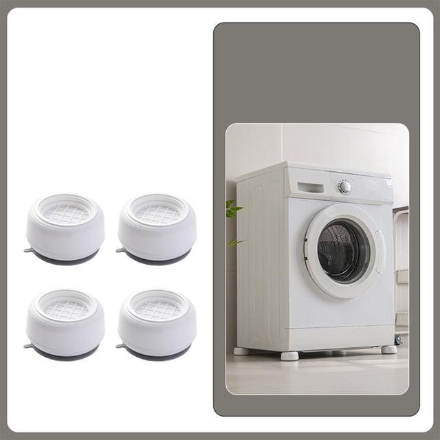 Washing Machine Anti Vibration Pads Set, Anti Slip Noise Reduction Feet, Laundry Dryer Stabilizer Base Cushion, Vibration Dampeners for Appliances Floor Protection, Non Slip Shock Absorber Pads