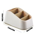 thumbnail image 3 of Khaki Khaki Color Desk Organizer With Multiple Compartments For Office And Home Use #S3gOS, 3 of 6