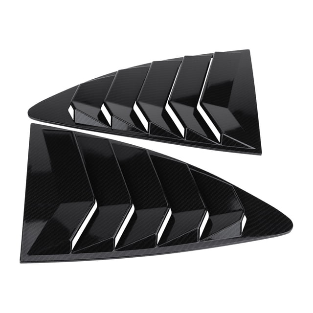 Vent Cover Trim, Widely Used Durability Rear Window 1 Pair Window Louver Side Window Scoop Cover Cover Trim For Car Exterior For Car Lovers