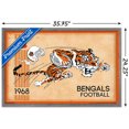 thumbnail image 3 of NFL Cincinnati Bengals - Retro Logo 14 Wall Poster, 22.375" x 34", 3 of 5