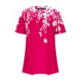 thumbnail image 4 of Birdeem Womens Round Neck Fashionable Casual Short Sleeved Spring/Summer Top, 4 of 12
