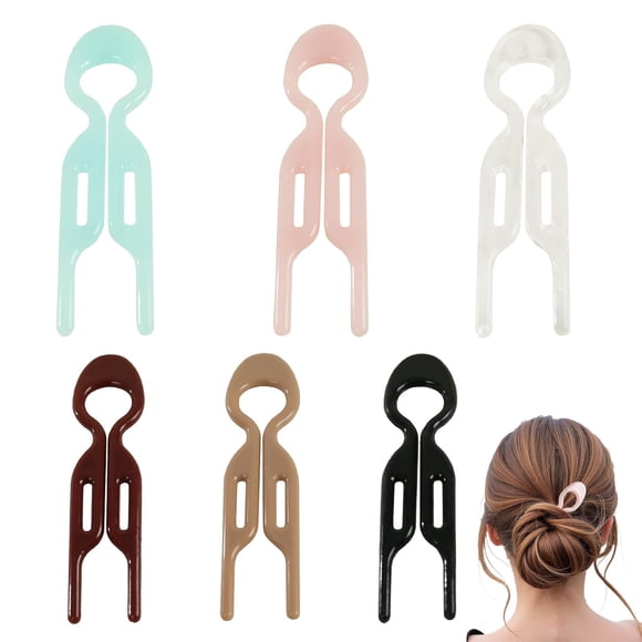 Small Fish Hairpin, Prestige Hair Pins for Women Fine/Thin Hair,L Hair Pin,Updo Bun, Hair Accessory(type1),type2