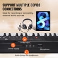 thumbnail image 4 of VEVOR 61 Key Digital Keyboard Piano Electric Portable 200 Tones 200 Rhythms, 4 of 9