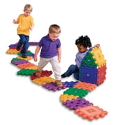 CarePlay Oversized Waffle Grid Blocks, 32-Piece Interlocking Building Toy Set, Lightweight & Durable