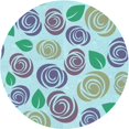 thumbnail image 1 of Ahgly Company Tapis Rond Lavable en Machine Intérieur Transitionnel Gris Laser Ou Gris Laser, 3 Pieds Rond, 1 of 7