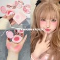 thumbnail image 4 of Coussin d'Air Hydratant en Poudre Blush Boue avec Puff Crème Blush Visage Doux L6o6, 4 of 7