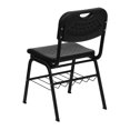 thumbnail image 4 of Scranton & Co Chaise Empilable en Plastique Noire, 4 of 4