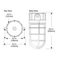 thumbnail image 4 of Cooper Lighting VT100G 100W Vapor Tight Incandescent Flood Light, 4 of 6