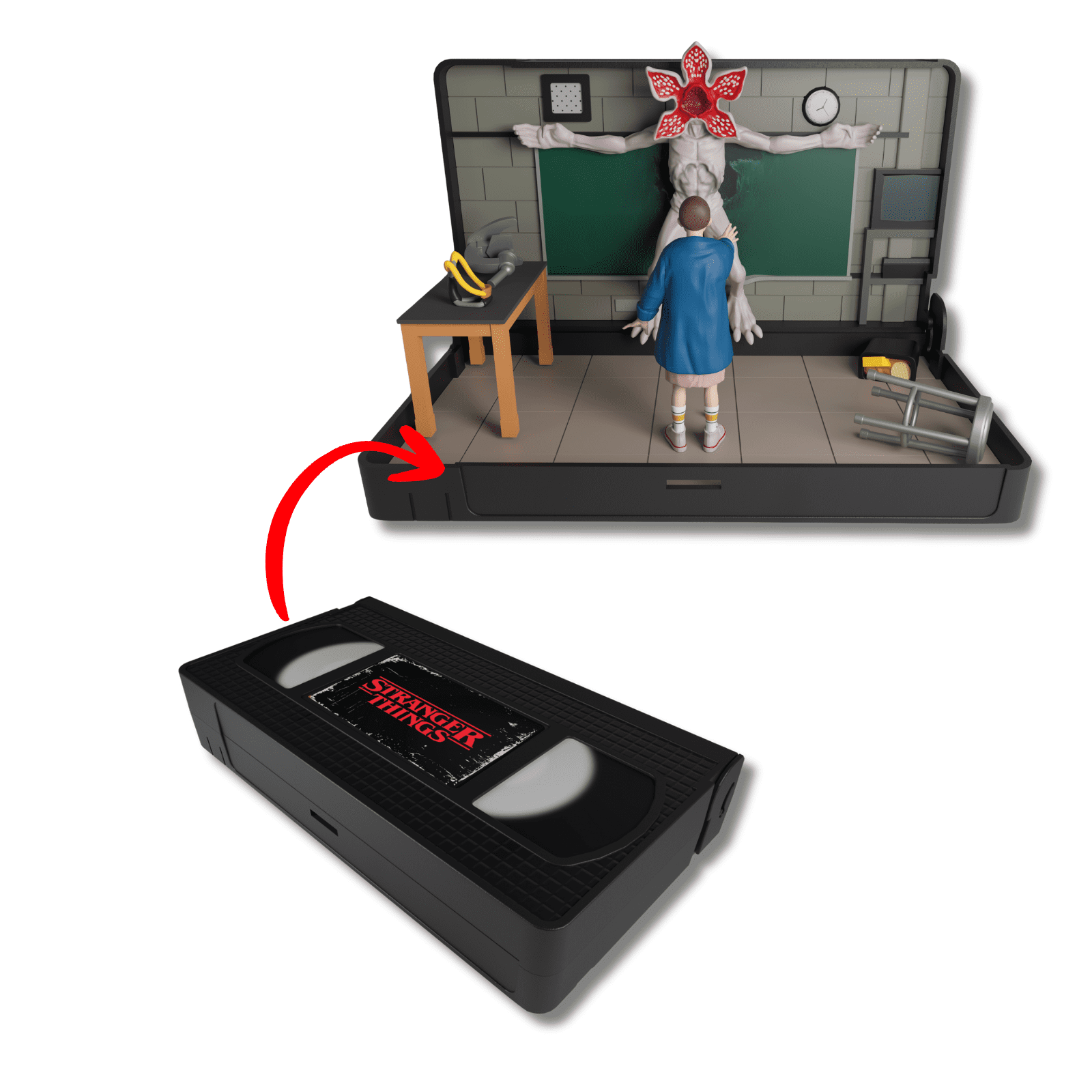 Stranger Things VHS Diorama: Eleven vs. Demogorgon - Walmart.ca