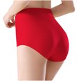 thumbnail image 3 of Womens Stretch High Waisted Seamless Underwear No Show Tummy Control Panties Soft Postpartum Full Coverage Briefs, 3 of 7