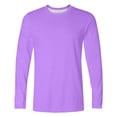 thumbnail image 3 of RXIRUCGD T-Shirt à Col Rond pour Hommes, Décontracté, Mode, Imprimé, Manches Courtes, Chandail, Violet, Taille : 4TG, 3 of 4