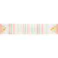 thumbnail image 1 of Northlight Striped Pastel Happy Easter Table Runner - 72" - Pink and Green Green, 1 of 5