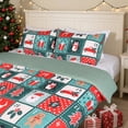 thumbnail image 2 of Gogreen Twin Christmas Duvet Cover, Soft & Breathable Microfiber 3 Pieces Bedding Sets, Pattern Comfy Duvet Cover, with Zipper Closure (Christmas Collection), 2 of 8