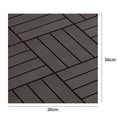 thumbnail image 2 of enjoywould Floor Tile Snap Fit Multiple Mounting Styles with Open Mesh Outdoor Flooring All Weather Use Deck Tiles Household Use, 2 of 8
