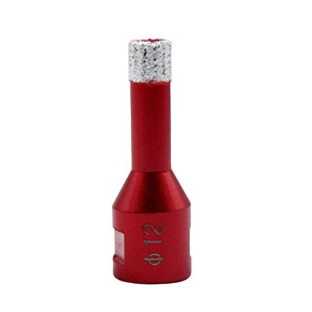 Tachiuwa Brazing Diamond Drill Bit Accessory Reaming Drill for Bottles Tile 12mm