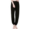 thumbnail image 1 of LUXUR Ladies Straight Leg Bottoms Tummy Control Sport Trousers Black 6XL, 1 of 3