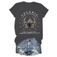 thumbnail image 4 of WEAIXIMIUNG T-Shirts Drôles Humour Adulte T-Shirt d'Été Décontracté pour Femme Imprimé à Manches Courtes Col Rond, 4 of 4