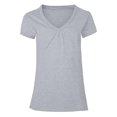 thumbnail image 1 of Hanes Girls` Shirred V-Neck Tee, XL, Light Steel, 1 of 1