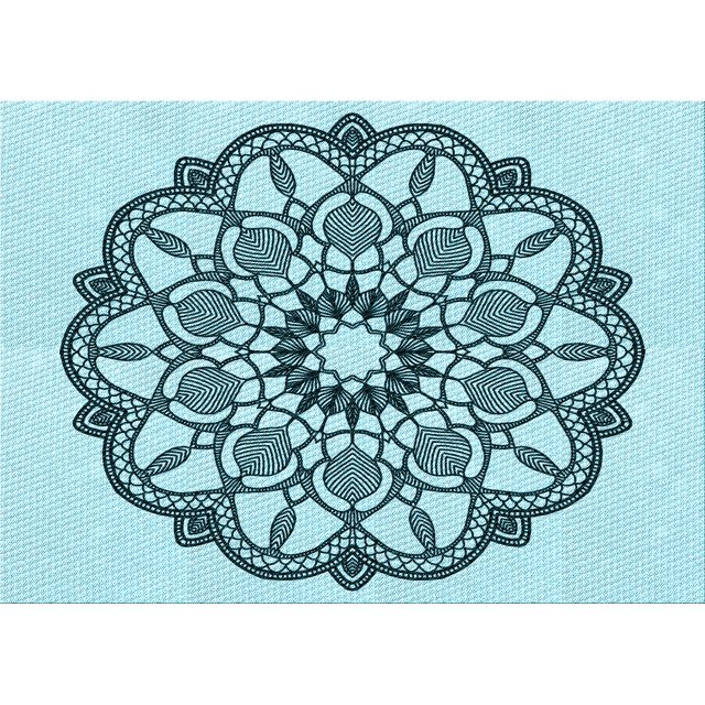 Ahgly Company Tapis d'Intérieur Lavables en Machine Rectangle Transitionnel Vert Profond, 7' x 9'