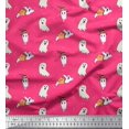 thumbnail image 1 of Soimoi Polyester Crepe Fabric Ghost Halloween Print Sewing Fabric Yard 52 Inch Wide, 1 of 3