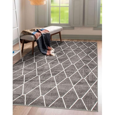 Tapis ECARPET Contemporain pour Salon, Chambre à Coucher, Salle à Manger, Collection Diamante